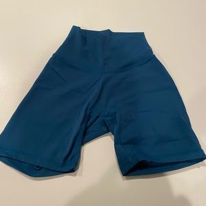 NVGTN Womens Shorts, Blue Spandex, Size XS